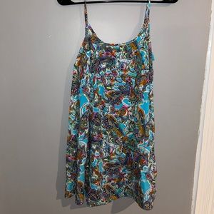 blue colorful summer dress from target